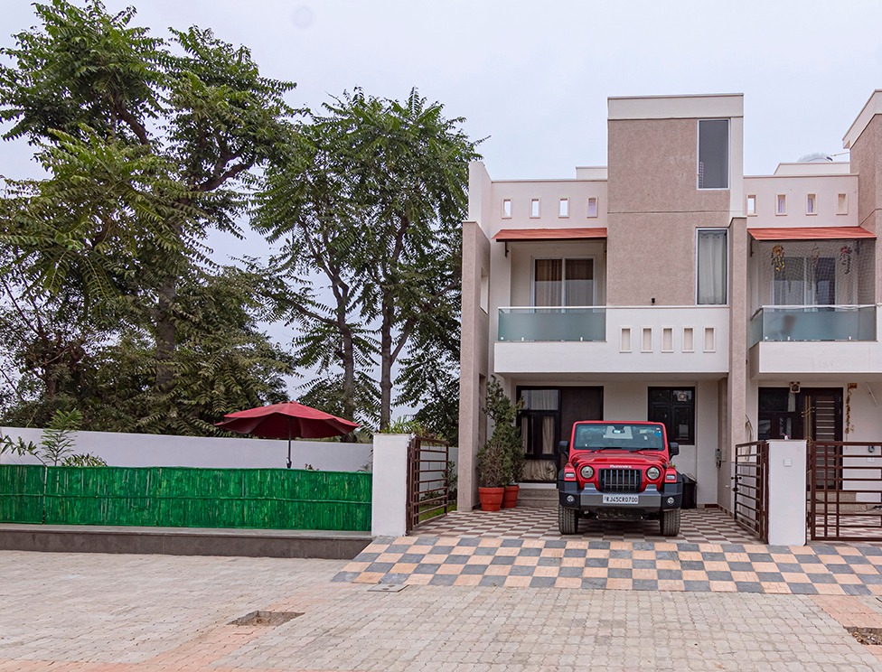 Front view of Palm Kothi luxury villa