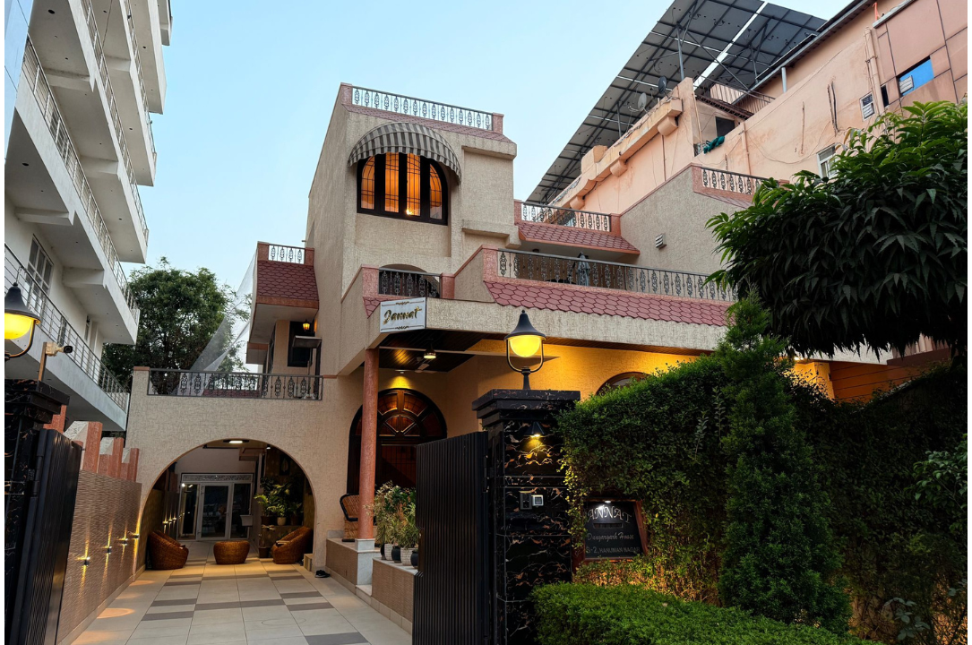 A view of the Palm Mansion luxury property